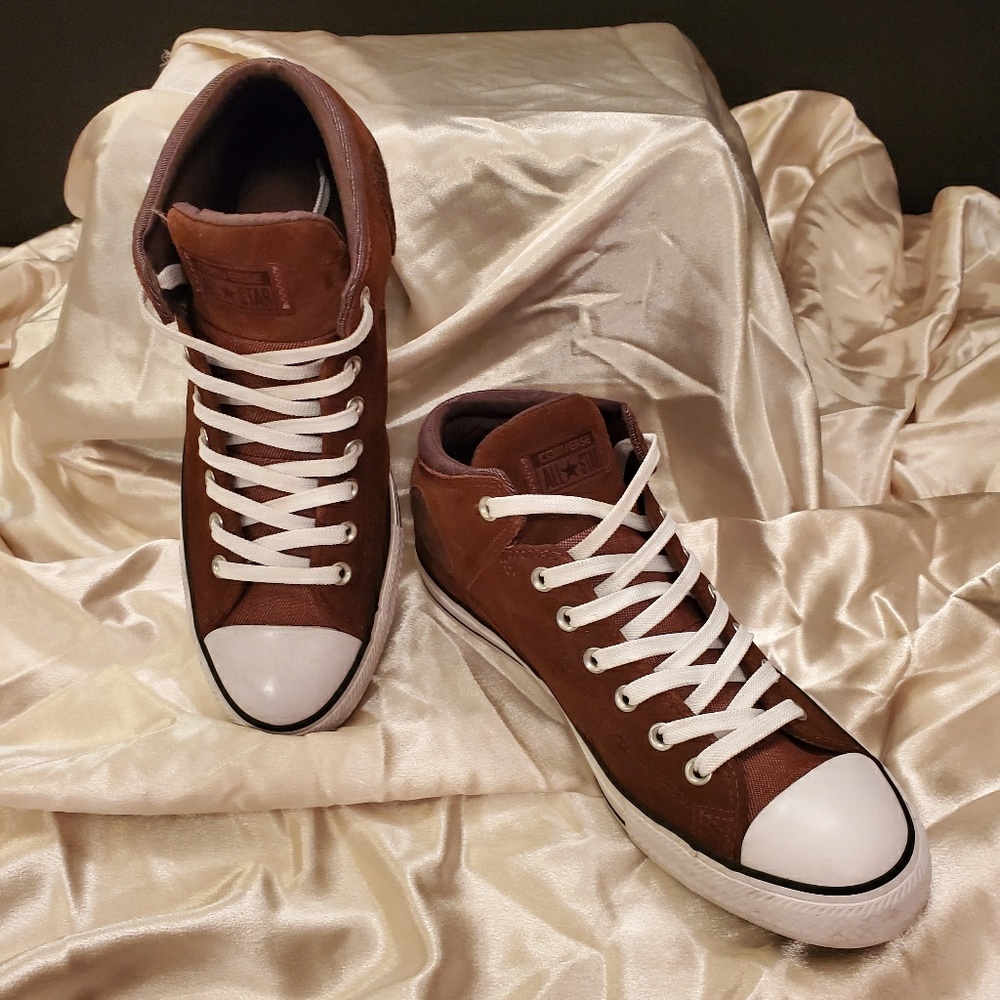 Converse suede shoes